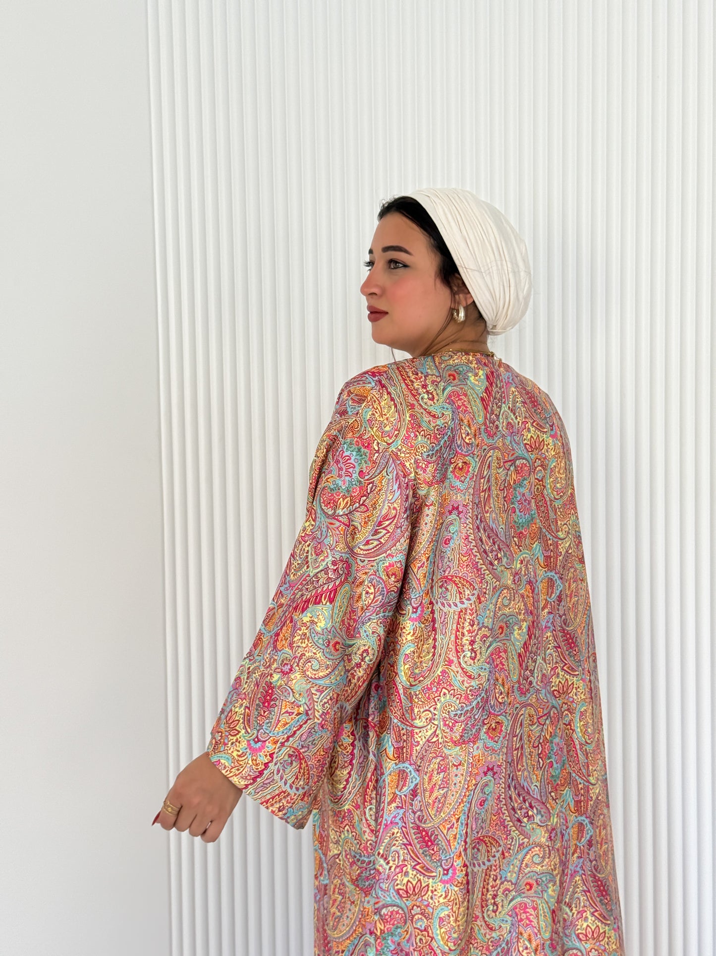 Satin Kimono Fushia