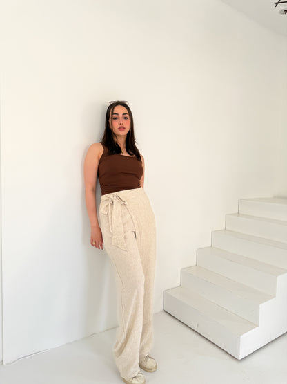 Linen Wrap Pants