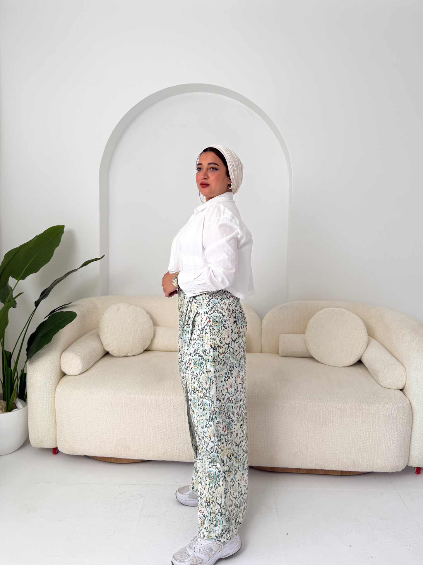 Elegant Satin Wrap Skirt Graden