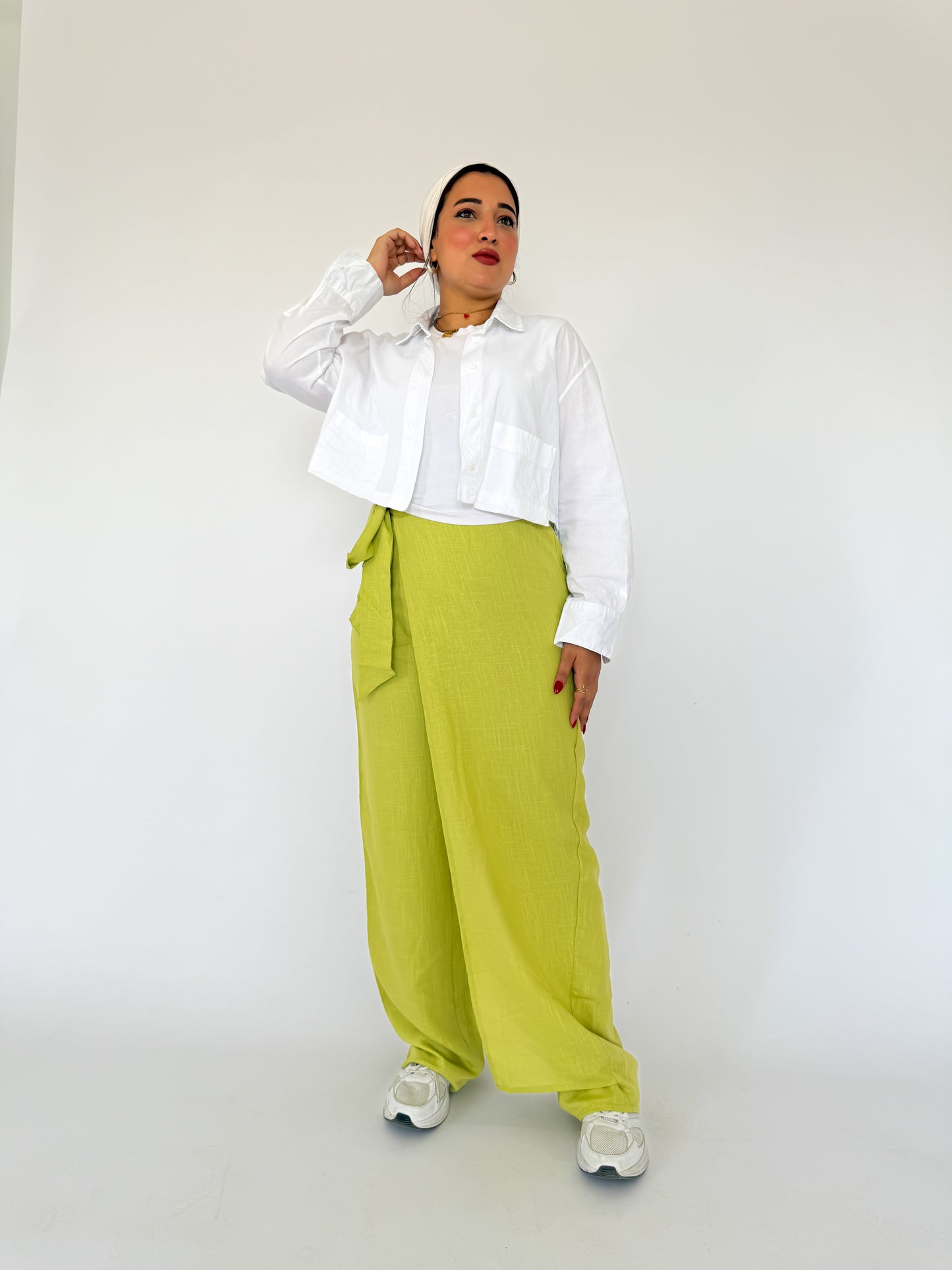 Linen Wrap Pants