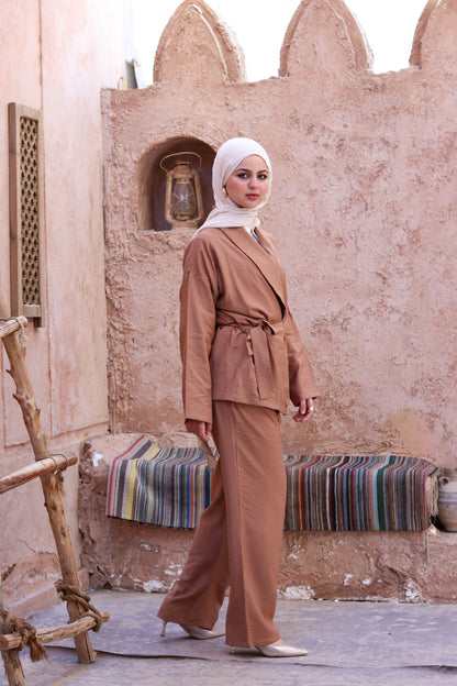 Kimono and Trousers Set